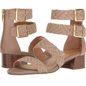 Franco Sarto Women's Tan Woven Gladiator Sandal, Size 10 NWOT